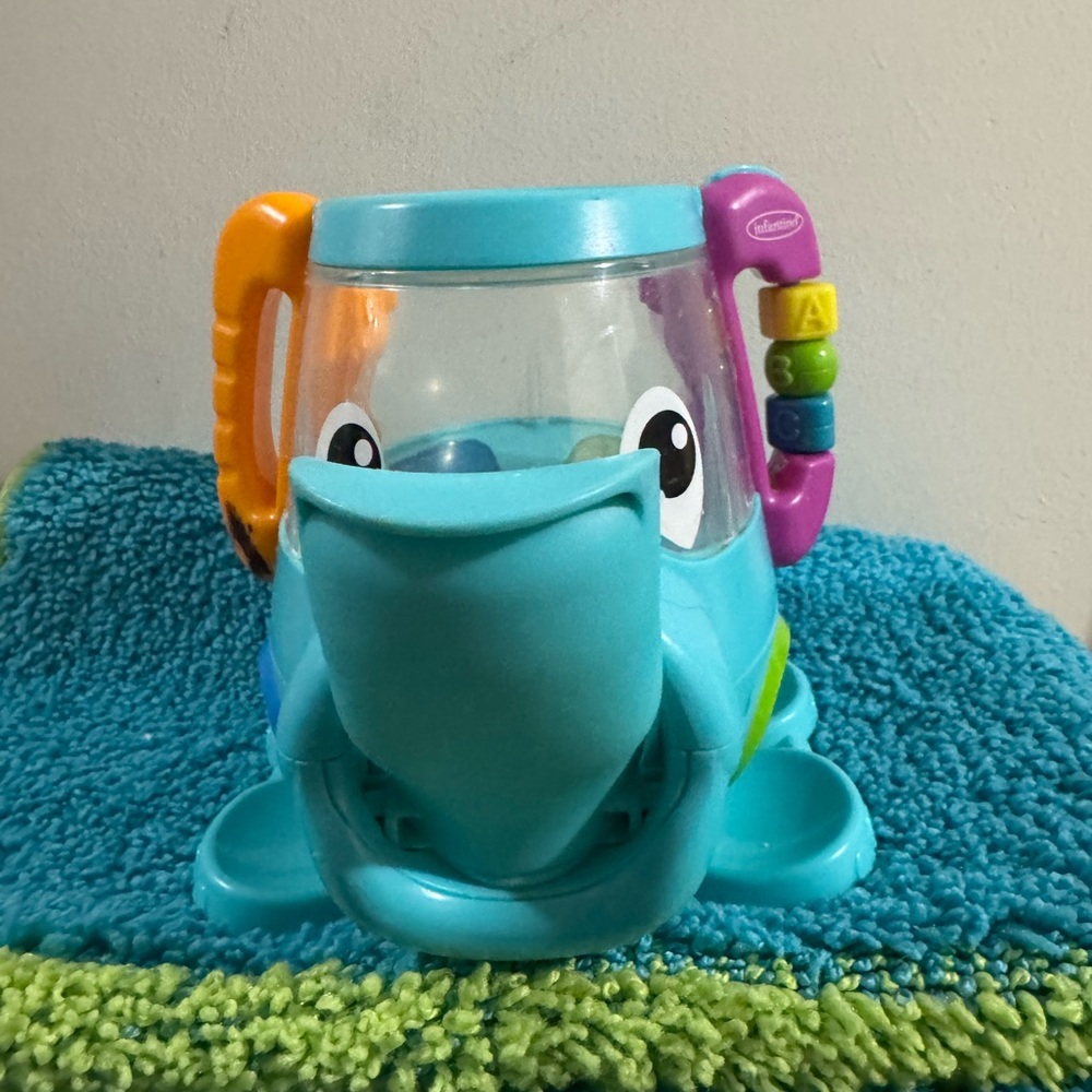 Colorful Elephant Toy with Interactive Features - Picture 2 of 8